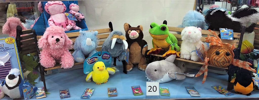 Webkinz plush doll and cards collection.