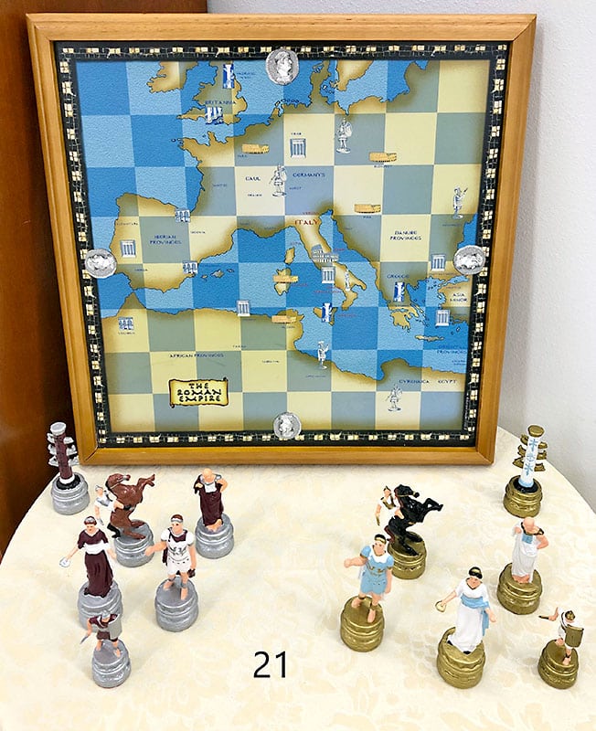 Roman empire chess set.