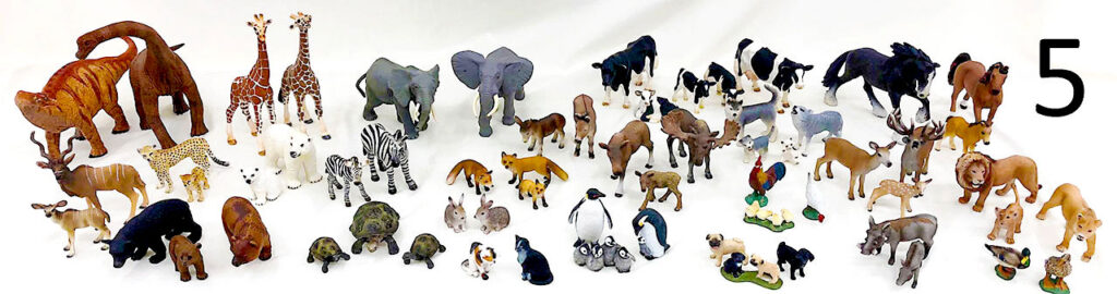 Schleich animals collection.
