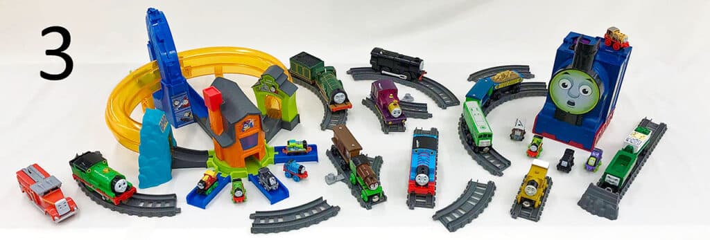 Thomas the Train toys.