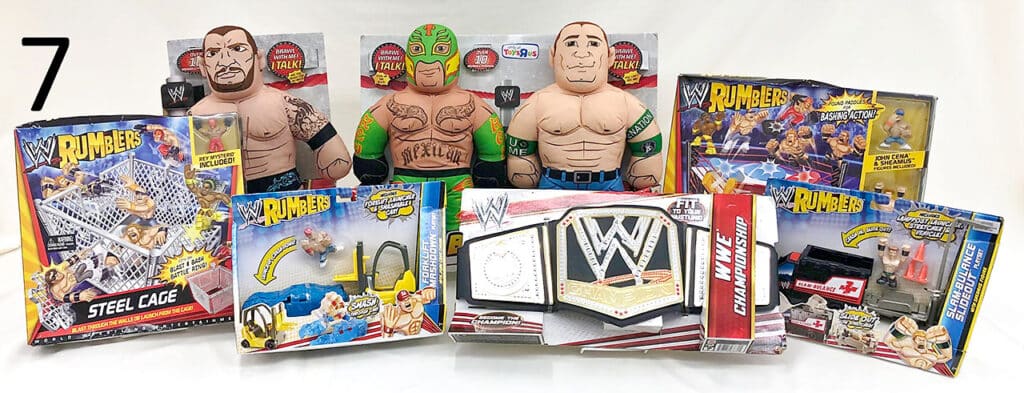 WWE wrestler toys.