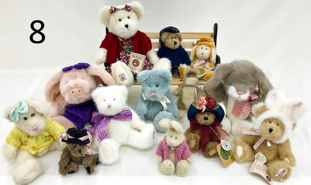 Boyds bears collection.