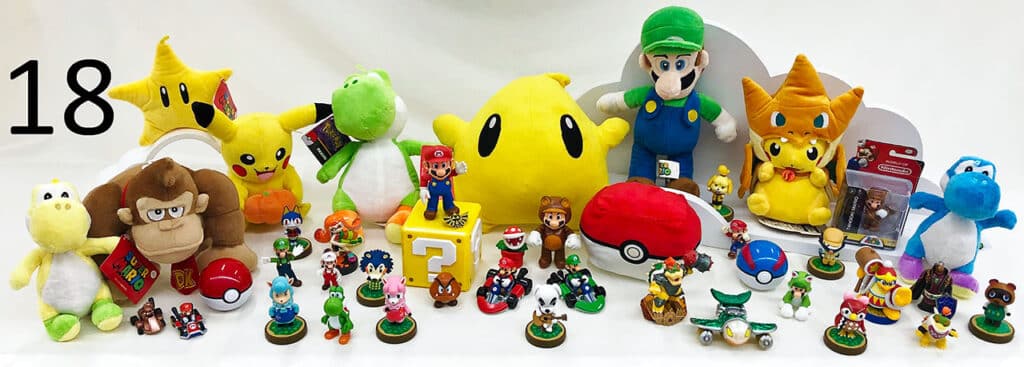 Nintendo collectibles figures.