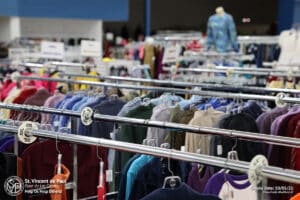 Clothing 50% Off Sale 10/14/21: clothing section.