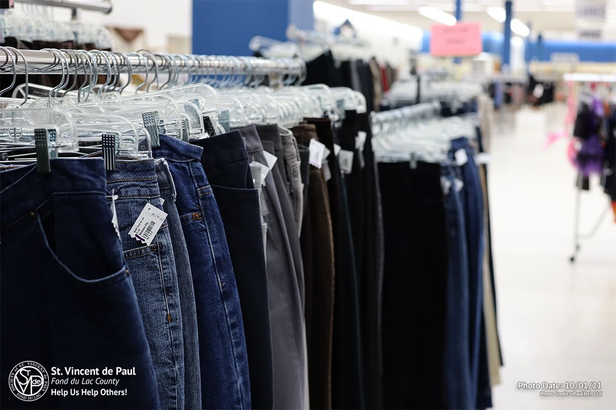 Clothing 30% Off Sale | St. Vincent de Paul | Fond du Lac
