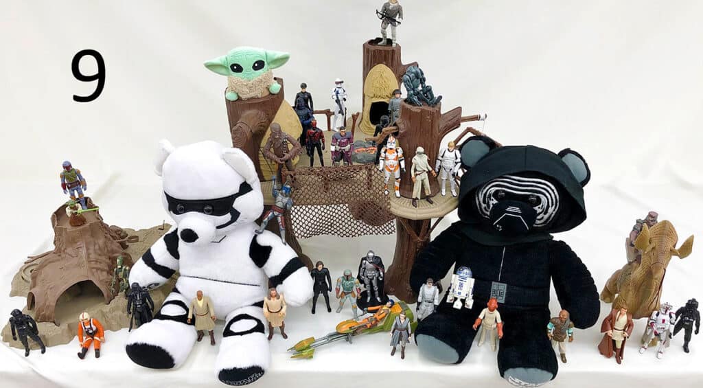 Star Wars collectibles.
