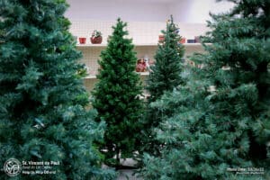 Artificial Christmas trees (10/26/21).
