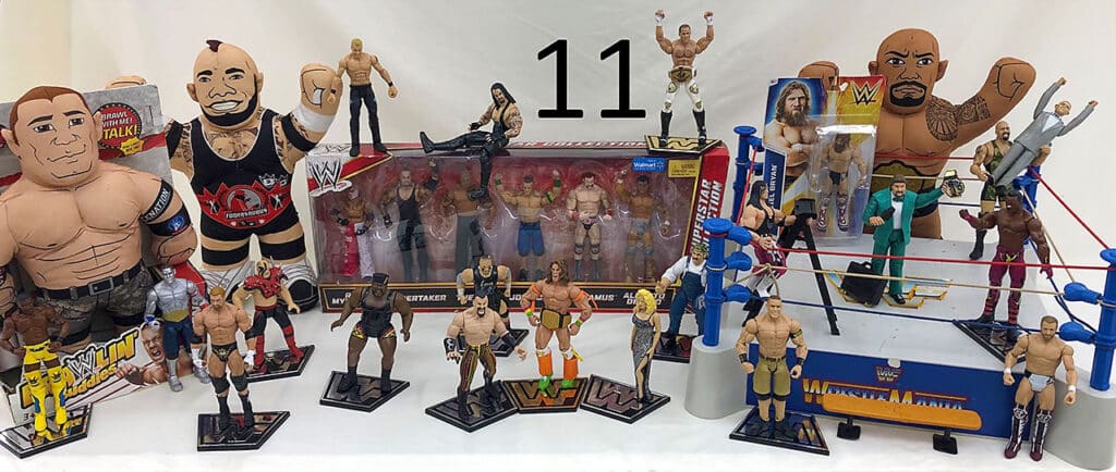 WWE WrestleMania toys.