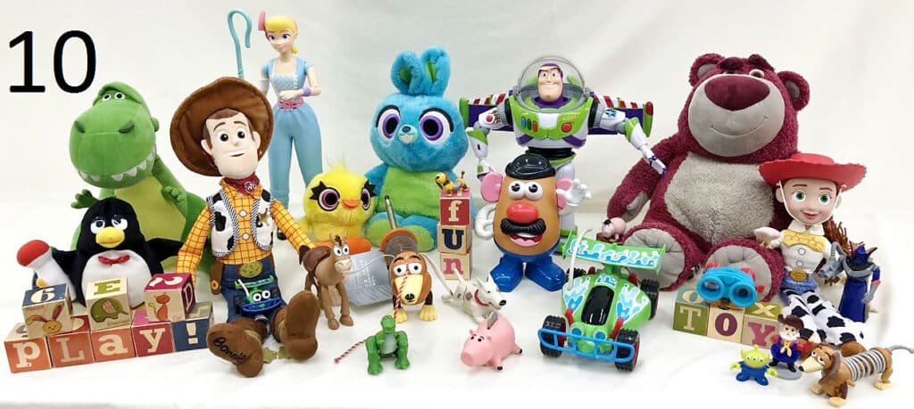 Toy Story toys.