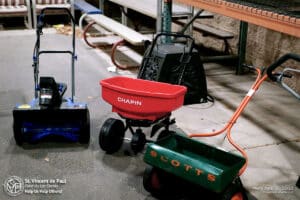 Used snow blower and fertilizer spreaders for sale Fond du Lac, WI. .
