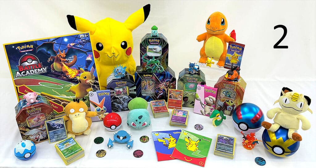 Pokémon collectibles.