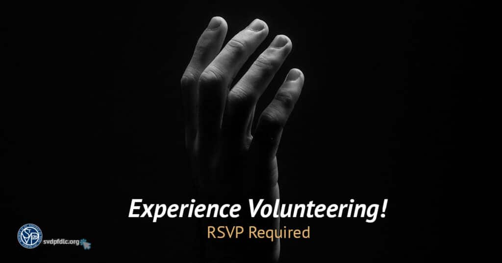 SVDP Volunteer Experience Day: charities to volunteer at Fond du Lac, WI.