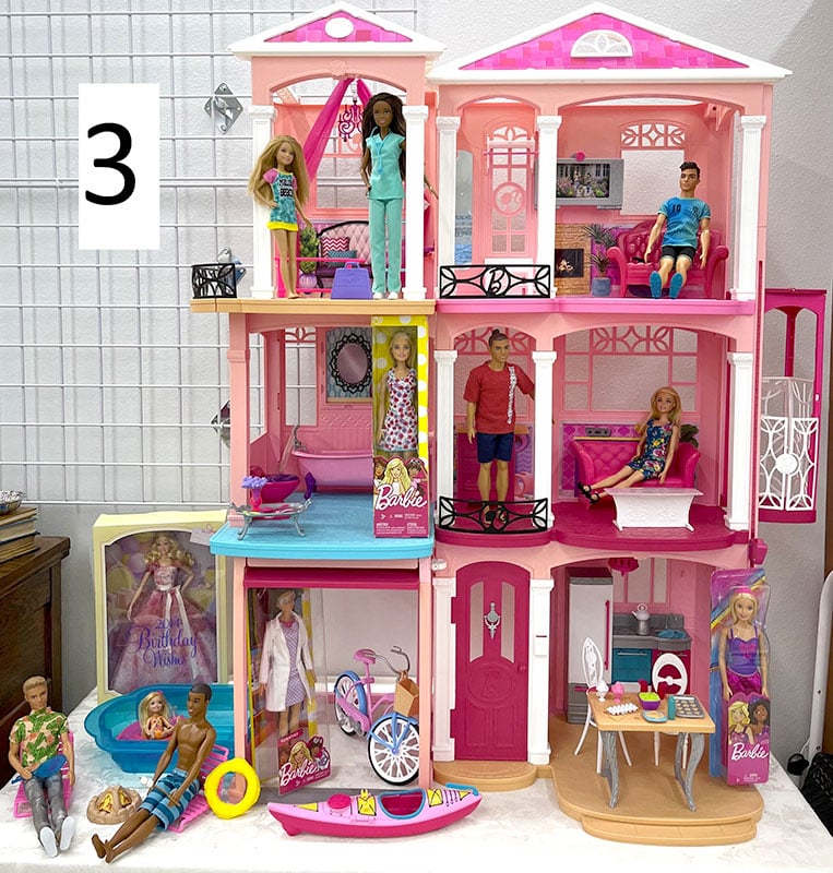 Barbie toys.