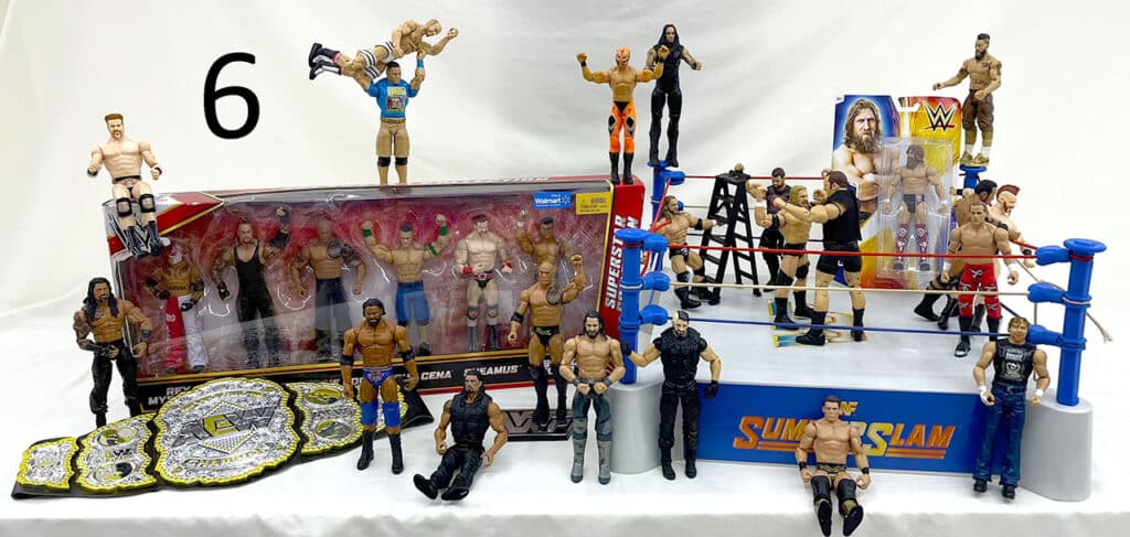WWE toys.