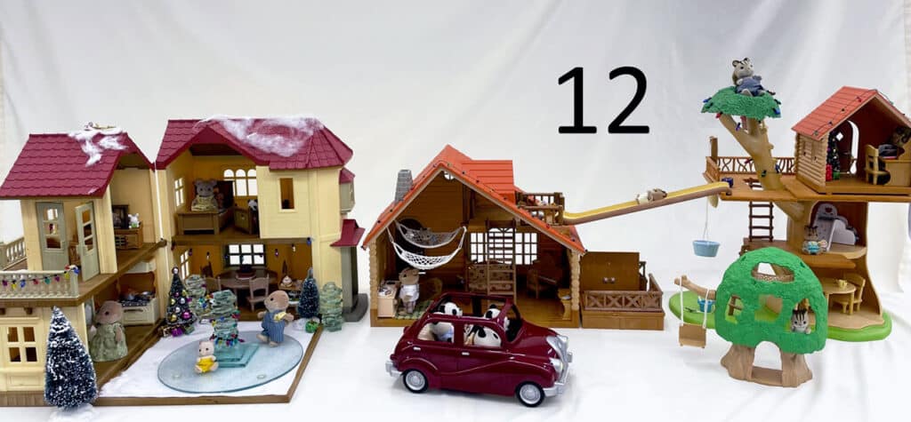 Calico Critters home and luxury townhome gift set.