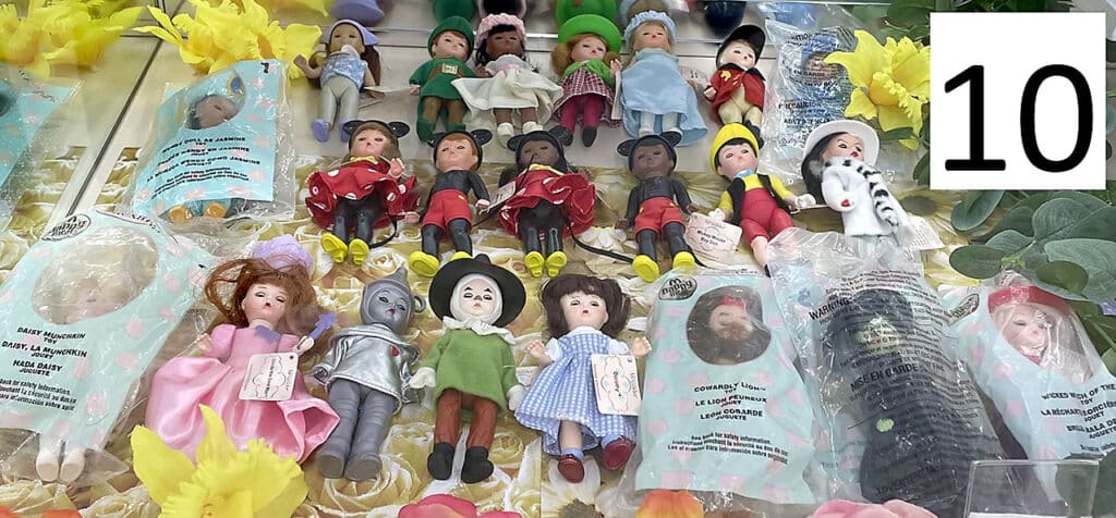 Madame Alexander dolls.