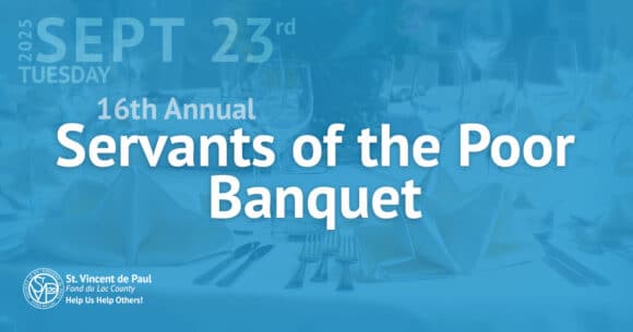 16th annual Servants of the Poor Banquet on 09/23/24.