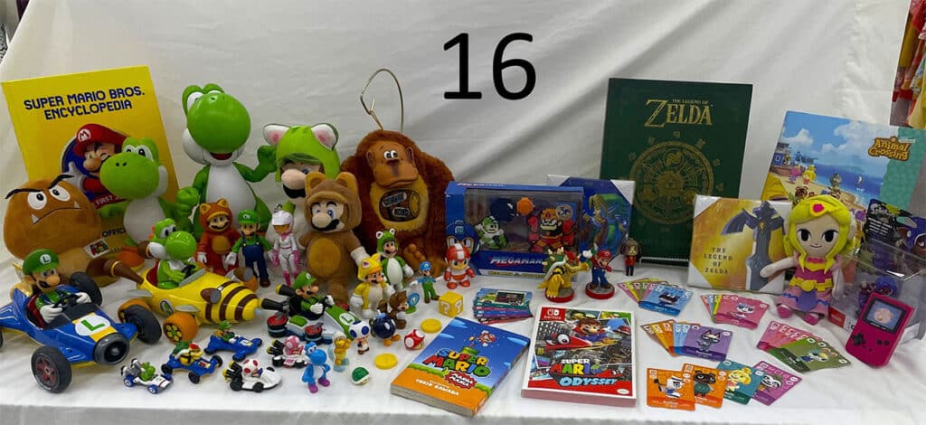 Nintendo collectibles.