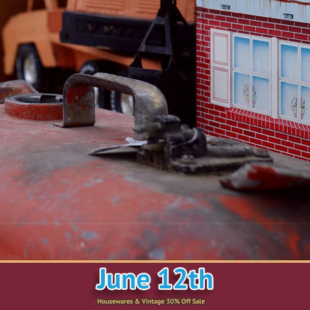 Housewares and Vintage sale at SVDP Fond du Lac. Housewares and Vintage 30% off sale (06/12/25).