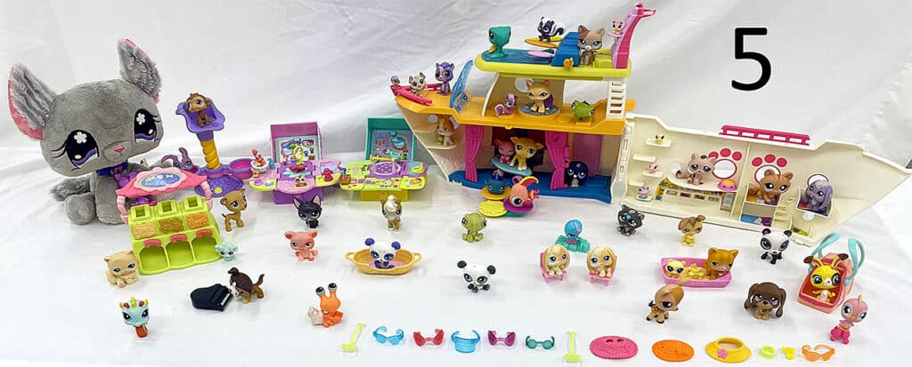 Littlest Pet Shop toys.