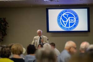 Mike Breszee at the Servants of the Poor Banquet.
