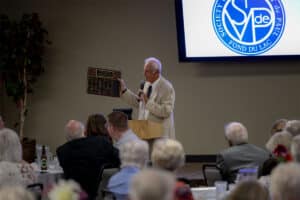Mike Breszee at the Servants of the Poor Banquet.