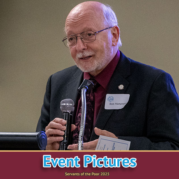 Robert Hartzheim speech at Servants of the Poor Event 2025.