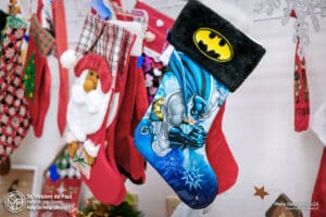 Christmas Items 50% Off Sale 2 Christmas Batman stockings.