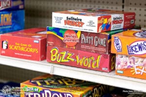 Cozy Sale Housewares Puzzles & Games 30% Off 3 Cozy sale games at SVDP Fond du Lac (04/30/2026).