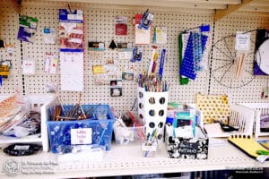 Craft supplies at SVDP in Fond du Lac (Photo: 05/21/2026).