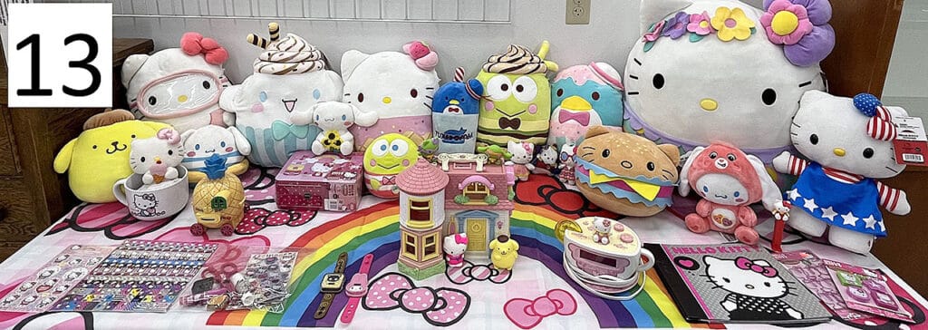 Hello Kitty collectibles.
