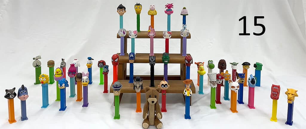 PEZ dispenser collection.