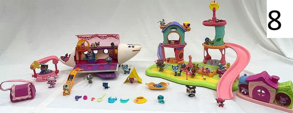 Littlest Pet Shop toys.