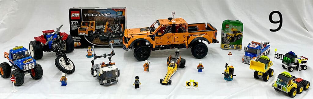 LEGO toys.