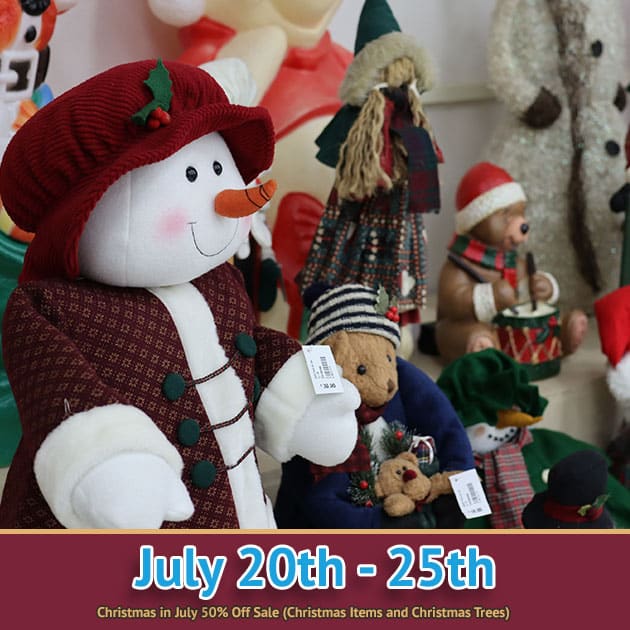 St. Vincent de Paul Fond du Lac County 1 Christmas in July Sale at SVDP. Christmas in July 50% Off Sale from 07/20 till 07/25 2026.