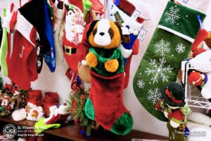 Christmas in July Sale 3 Christmas stockings at SVDP (Photo: 05/21/2026).