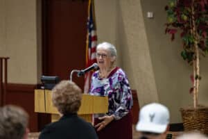 Servants of the Poor Banquet 9 Guest speaker speaking to attendees during the 2026 Servants of the Poor Banquet