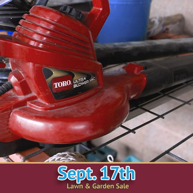 St. Vincent de Paul Fond du Lac County 2 Toro blower at the Lawn and Garden sale on 09-17-2026 at SVDP Fond du Lac.
